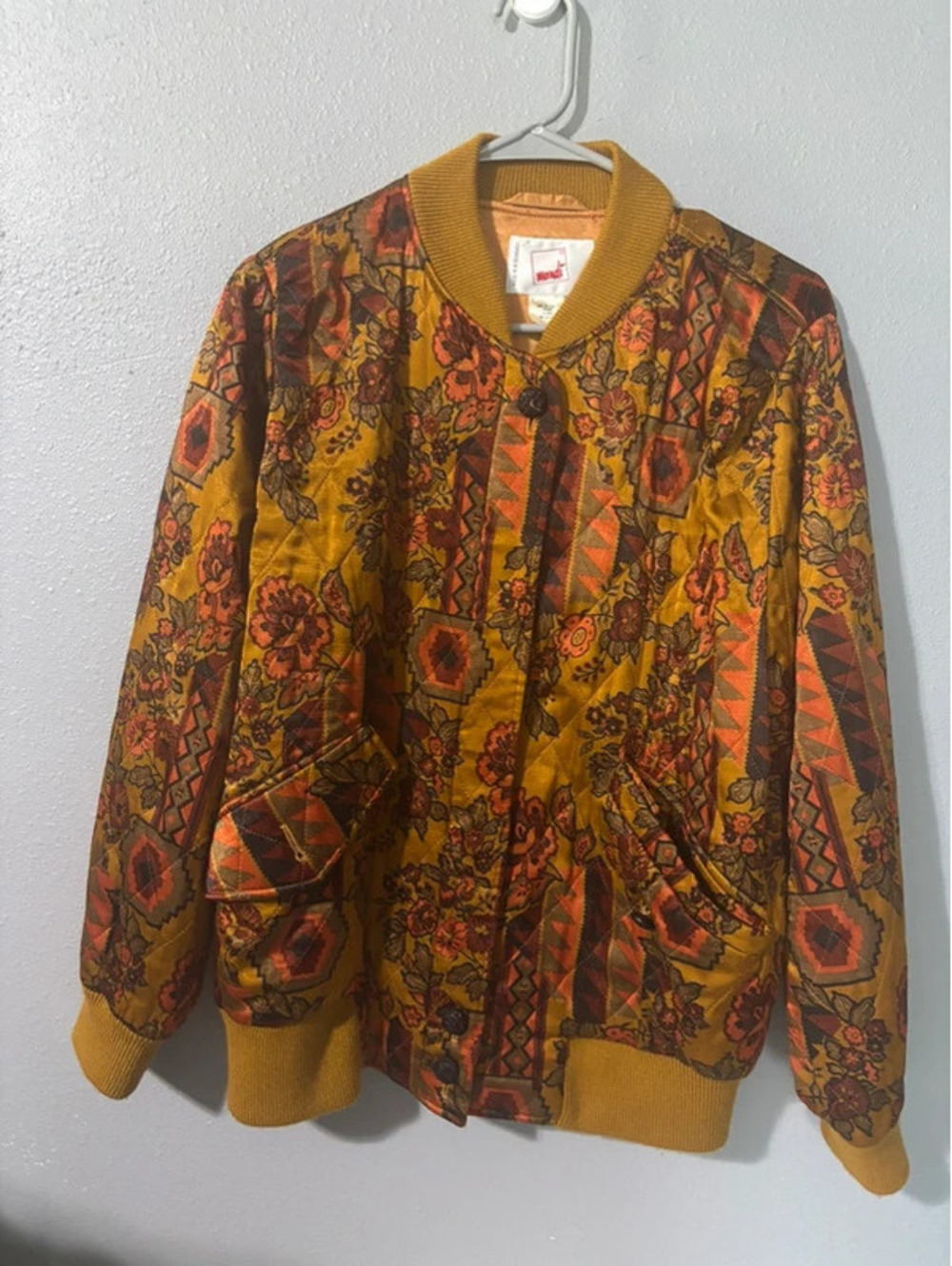 Vintage Mondi quilted bomber jacket size 38 Germany